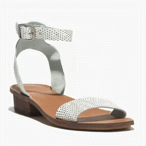 𝅺madewell Veronique Sandal Snake Spot Ankle Strap